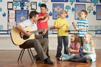 classe de música amb nens
