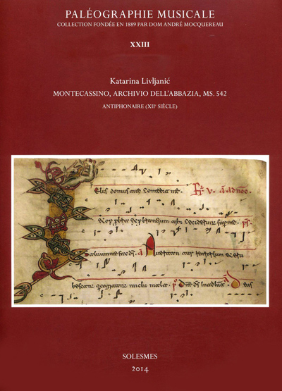 Fig. 5. Portada del último volumen de la Paléographie Musicale (ed. 2014)