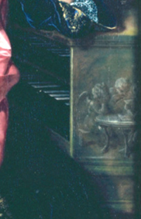 Fig. 8: Detall del retrat de François de Troy