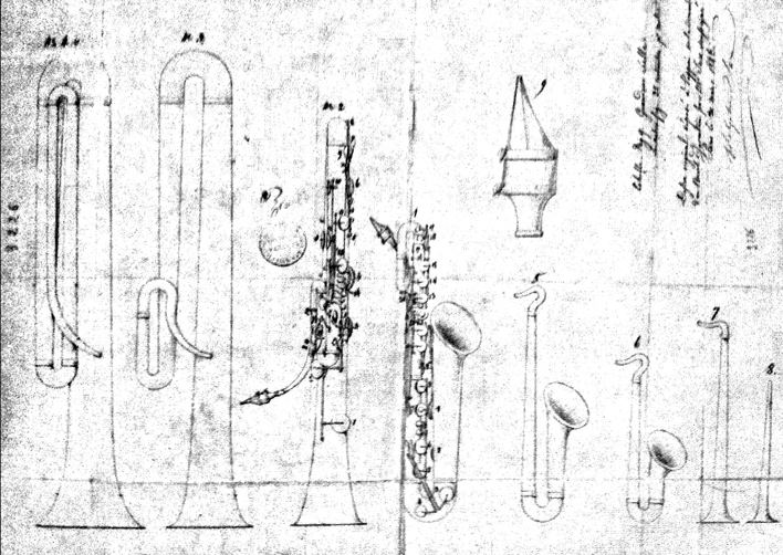 Patent de la família de saxòfons de 1846